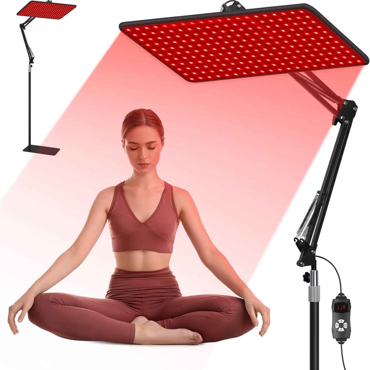 Infrared Red Light Therapy Lamp Device for Face and Body