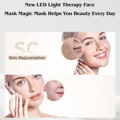 Led Light Therapy for Face, 7 Colors Led Face Mask