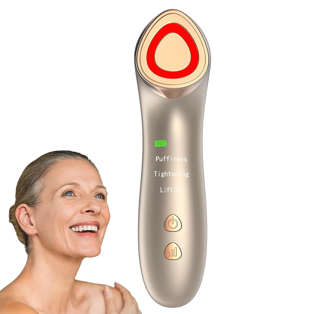 Radio Frequency Skin Tightening Microcurrent Anti-Aging Face Massager Machine