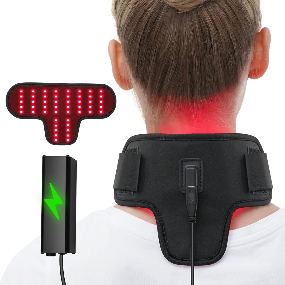 Rechargeable Infrared Red Light Therapy for Neck