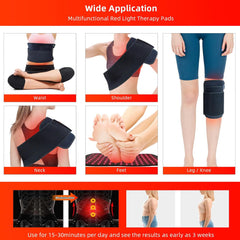 Infrared Red Light Therapy Heating Wrap Belt for Body Back Knee Shoulder Waist