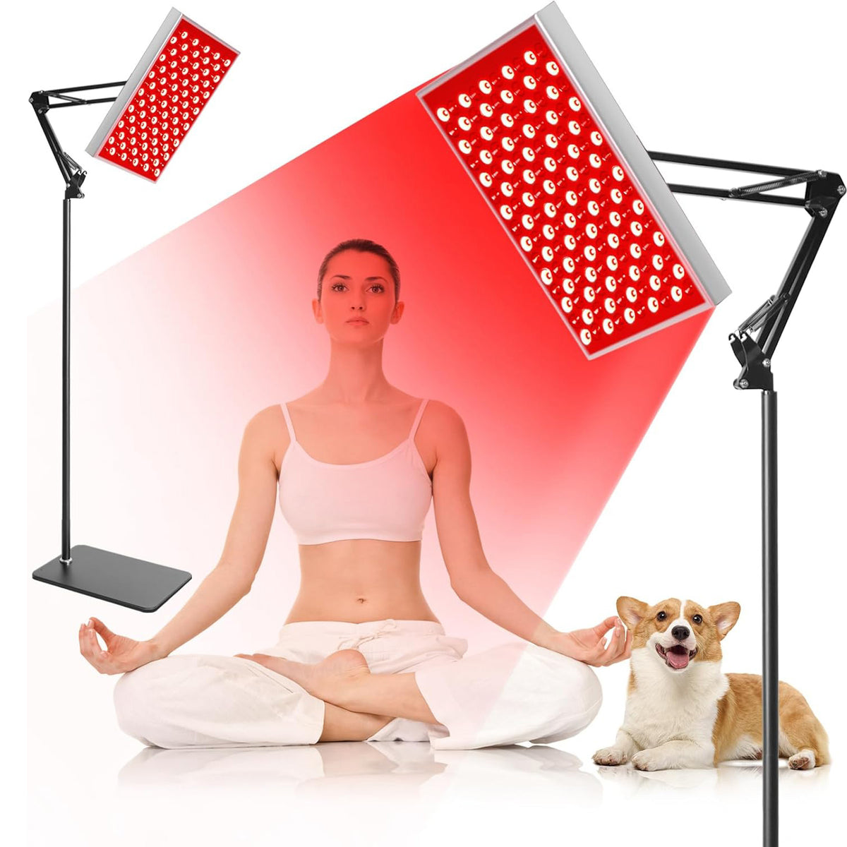 Infrared Red Light Therapy Lamp For face and Body with Stand