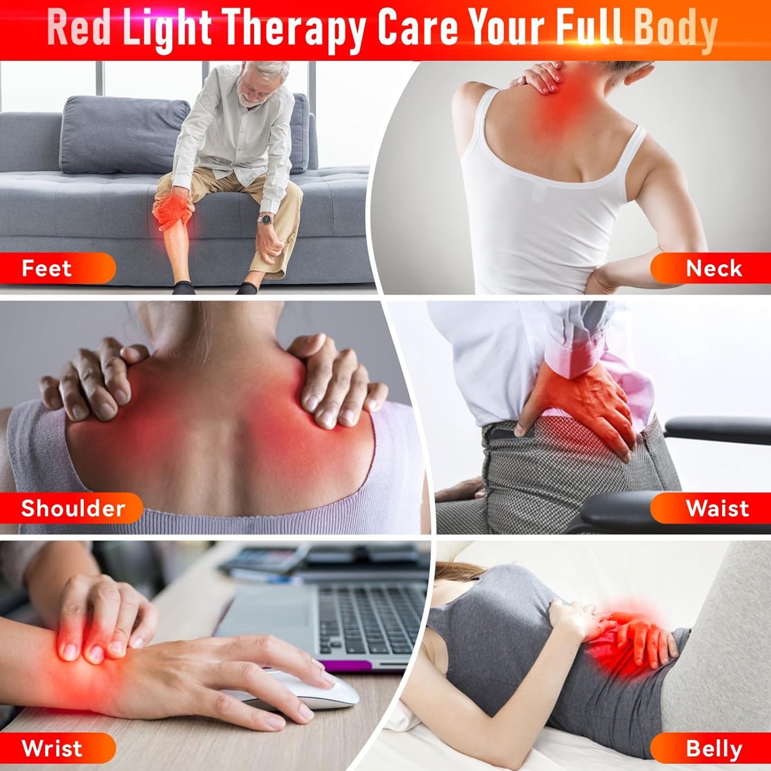 Infrared Red Light Therapy Lamp For face and Body with Stand