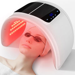 Red Light Therapy Mask for Face, 7 Colors Led Face Light Therapy Tool