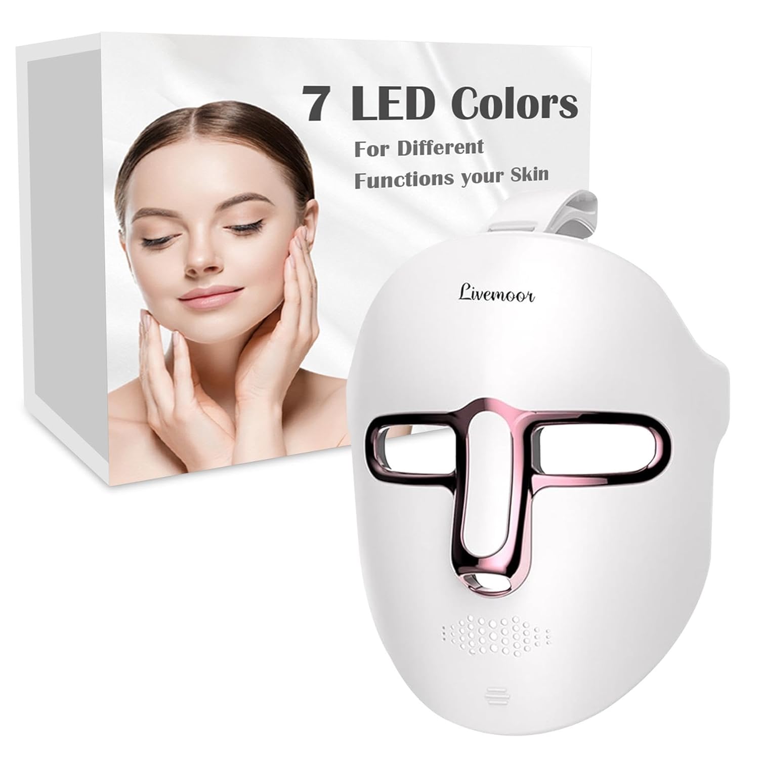 Red Light Therapy Mask for Face, Led Face Mask Light Therapy