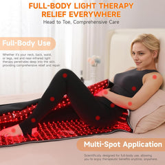 Red Light Therapy Mat for Full Body 75”x 35”