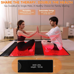 Red Light Therapy Mat for Full Body 75”x 35”