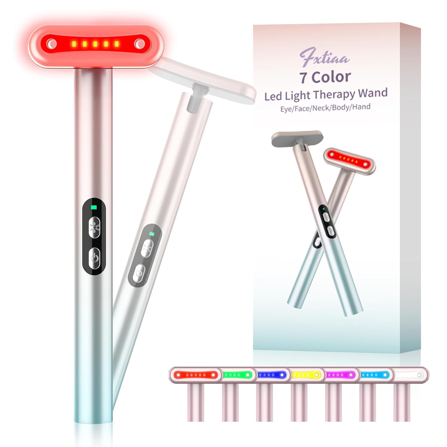 Led Red Light Therapy Wand for Face and Neck