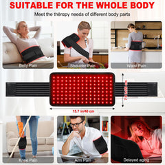 Infrared Red Light Therapy Belt Wrap for Body 5.7′′ x 7.9′′