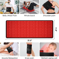 Extral Large Infrared Red Light Therapy for Body 31.5′′ x 11.8′′