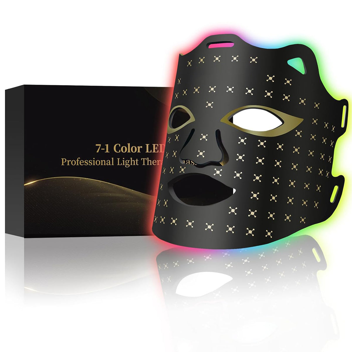 Red Light Therapy for Face, 7 Colors LED Face Mask Light Therapy