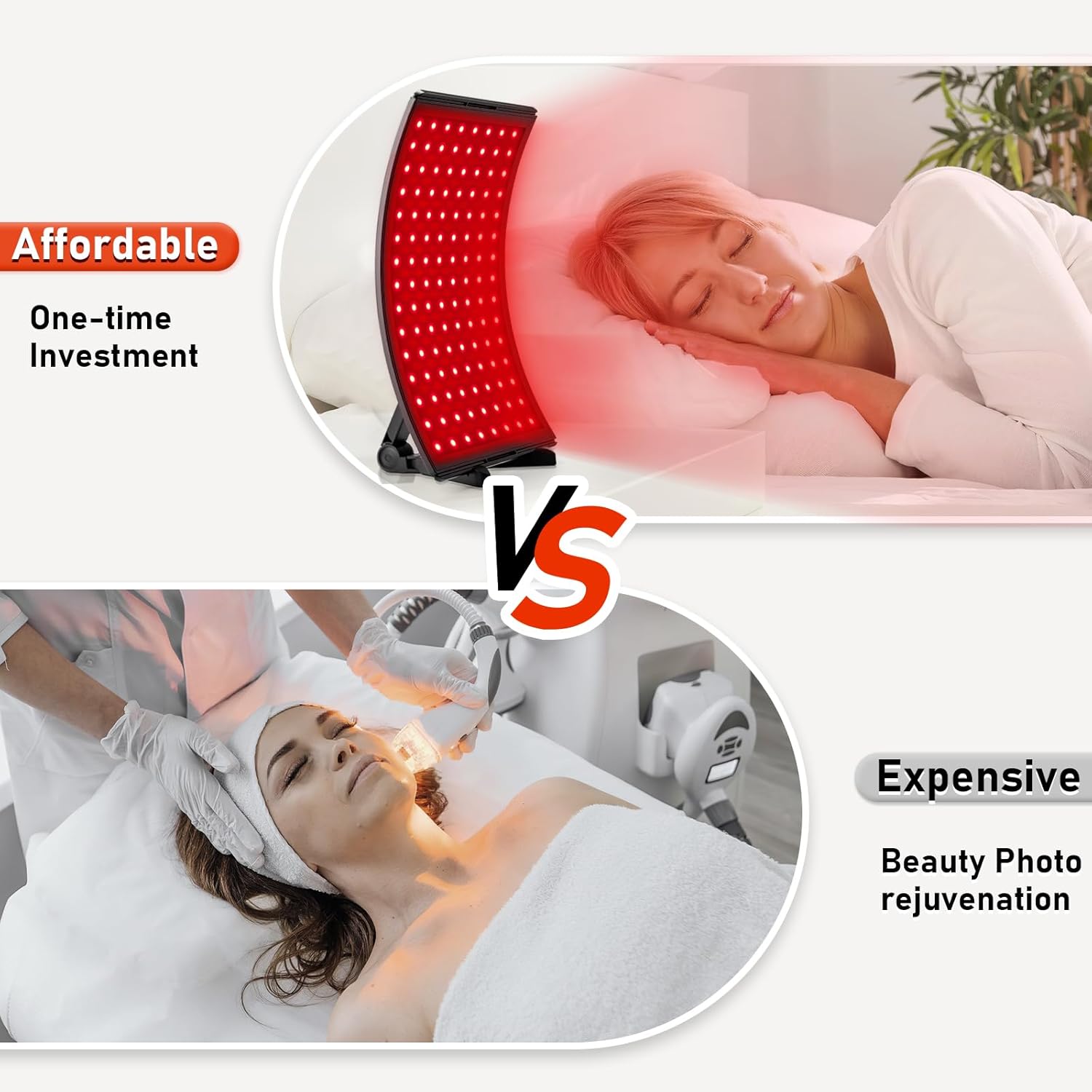 Red Light Therapy for Face,Red Light Therapy Lamp Back Relief Device