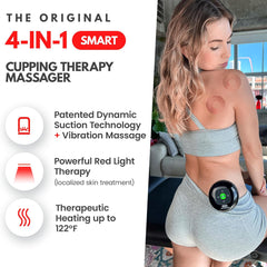 Smart Cupping Therapy Massager, Red Light Therapy Kit for Massage